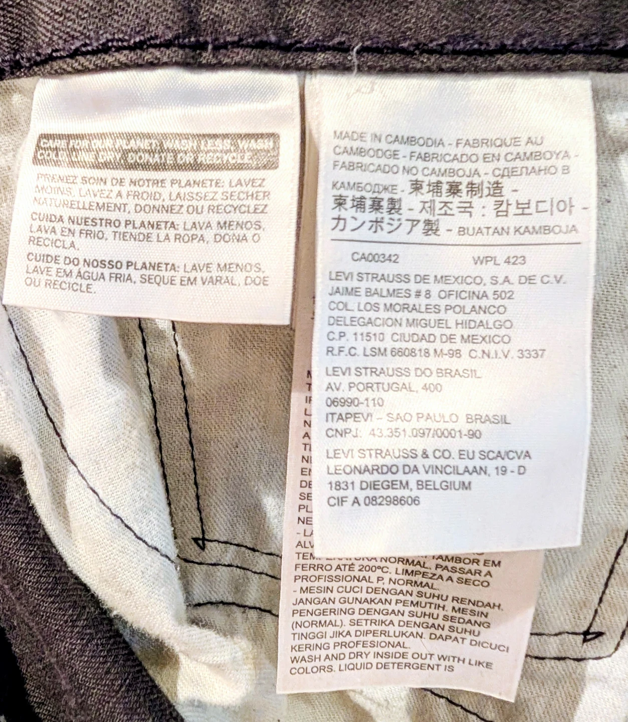 Levi's 505 Charcoal Jeans W34 L30 - photo 4