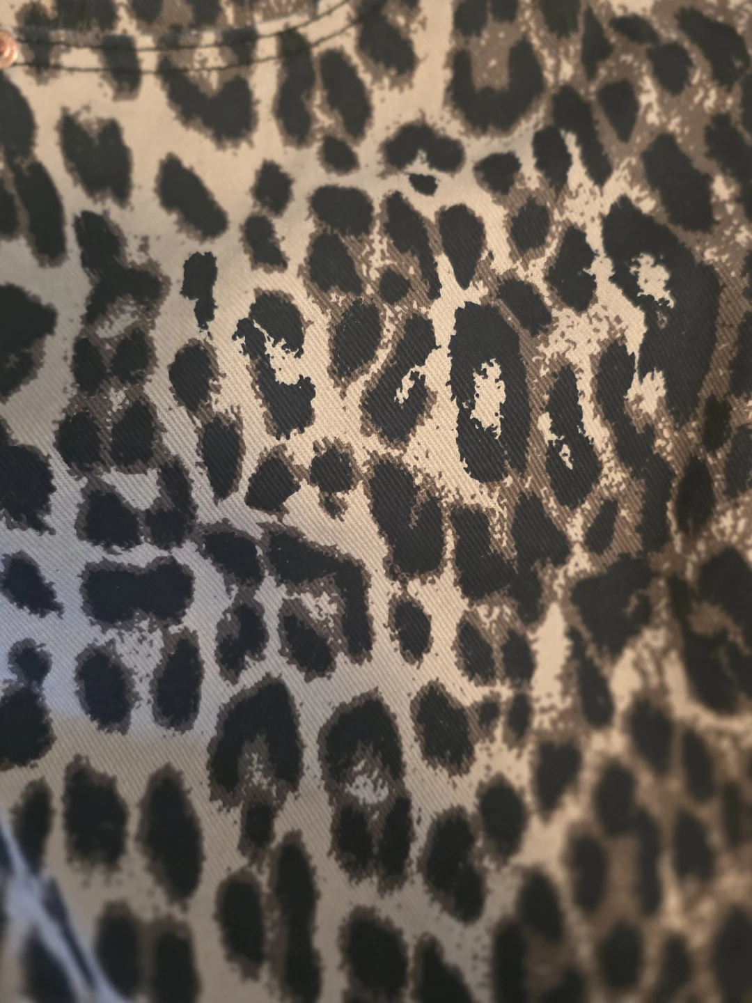 Bluenotes Denim Leopard Print Shorts - photo 2