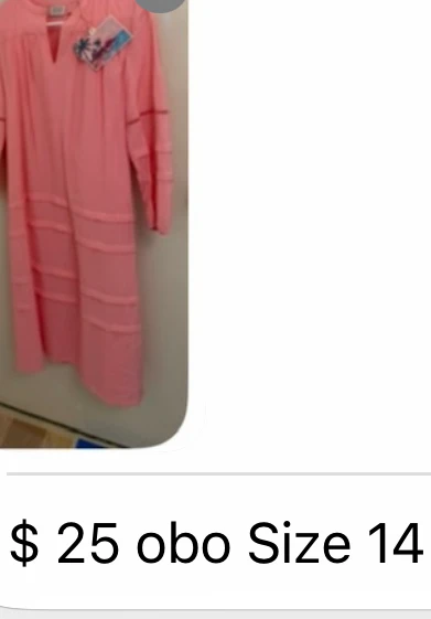Pink Dress Size 14