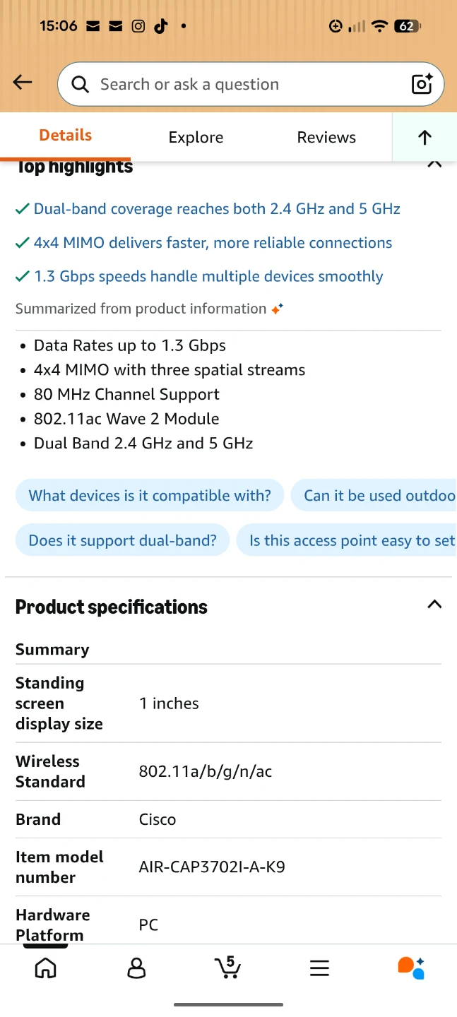 Cisco Aironet 3700 Series Wireless Access Point - photo 4