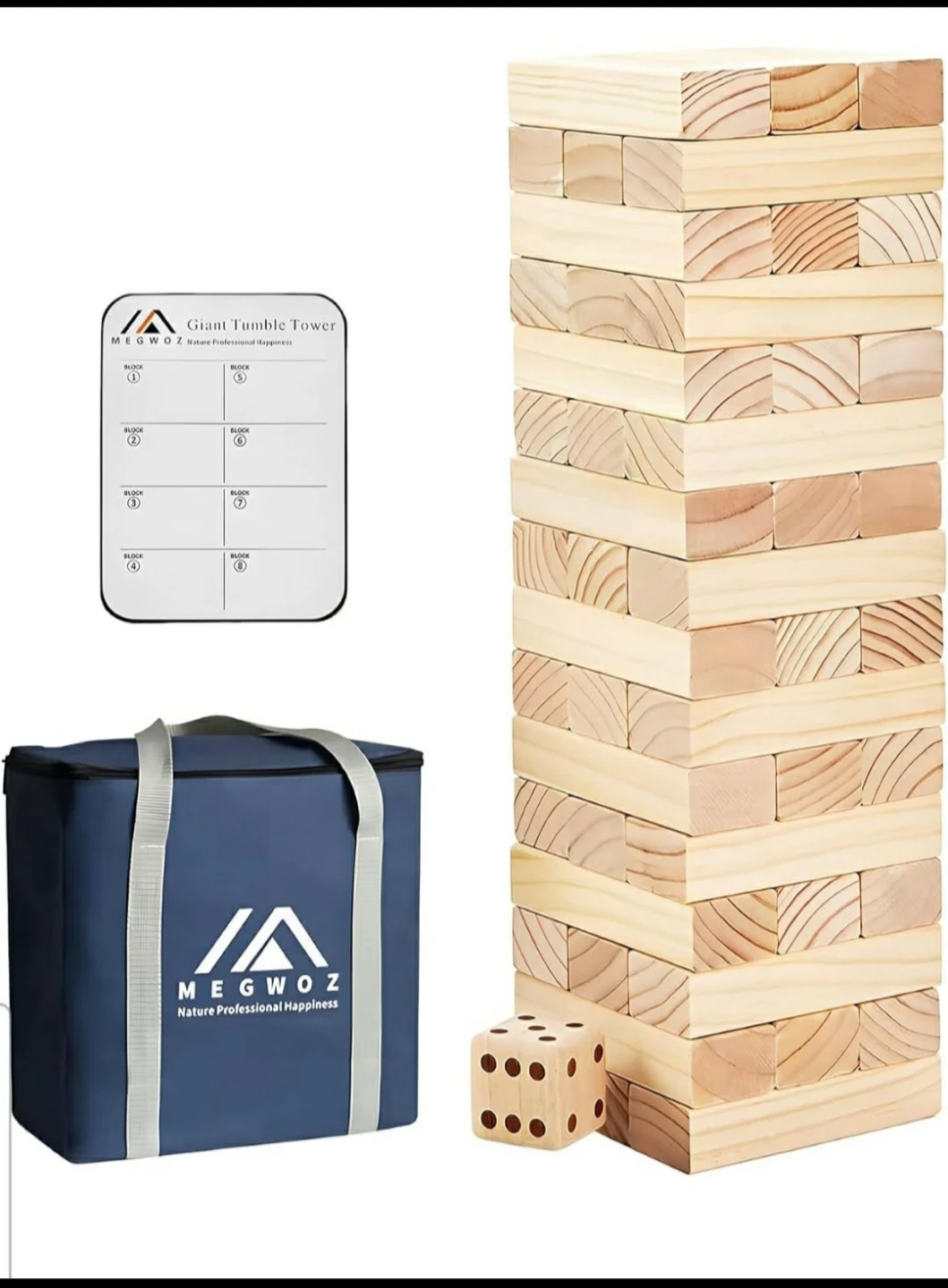 MEGWOZ Giant Tumble Tower Game