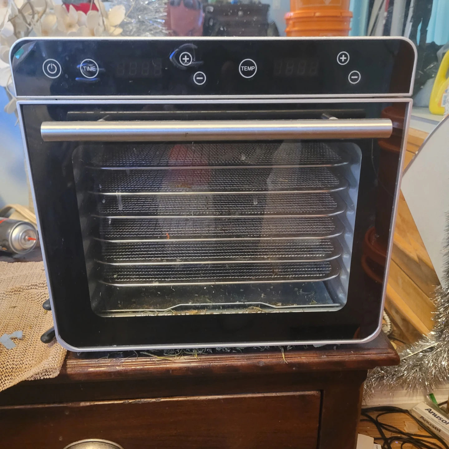 Digital Food Dehydrator with 6 Stainless Steel Trays