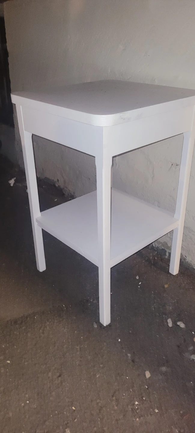White side table