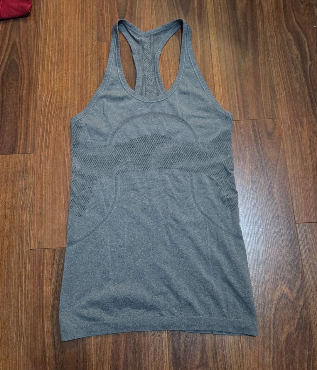 Lululemon Athletica Grey Seamless Racerback Tank Top - photo 2