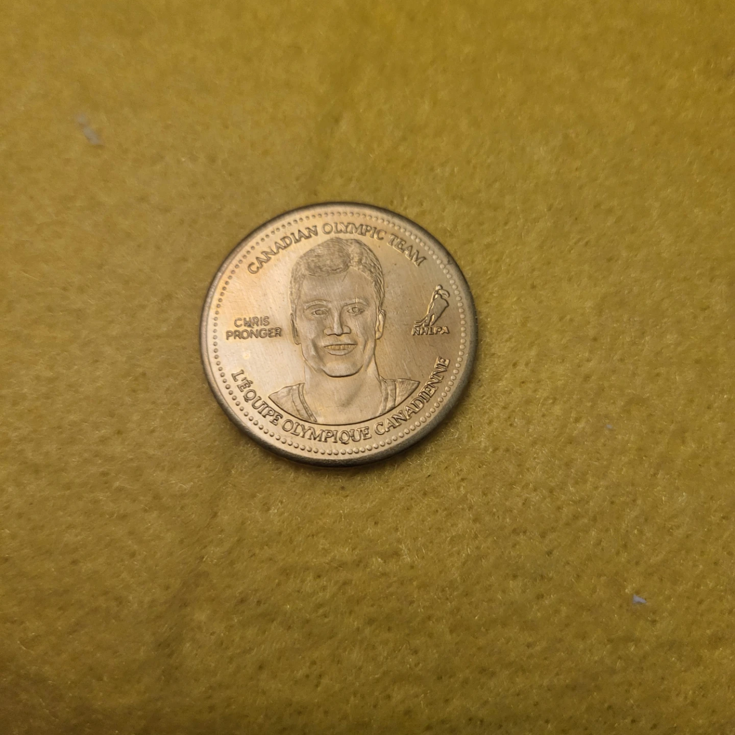 Chris Pronger Canadian Olympic Team Coin