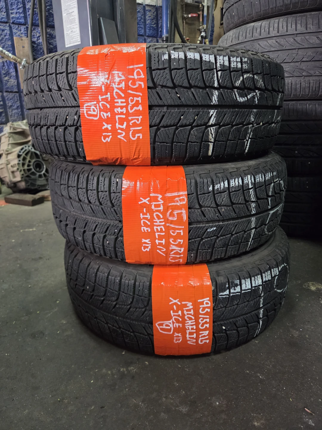 3 Michelin X-Ice Xi3 Tires 195/55R15