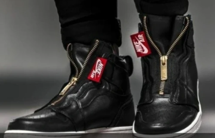 Nike Air Jordan 1 Zip High Top Sneakers