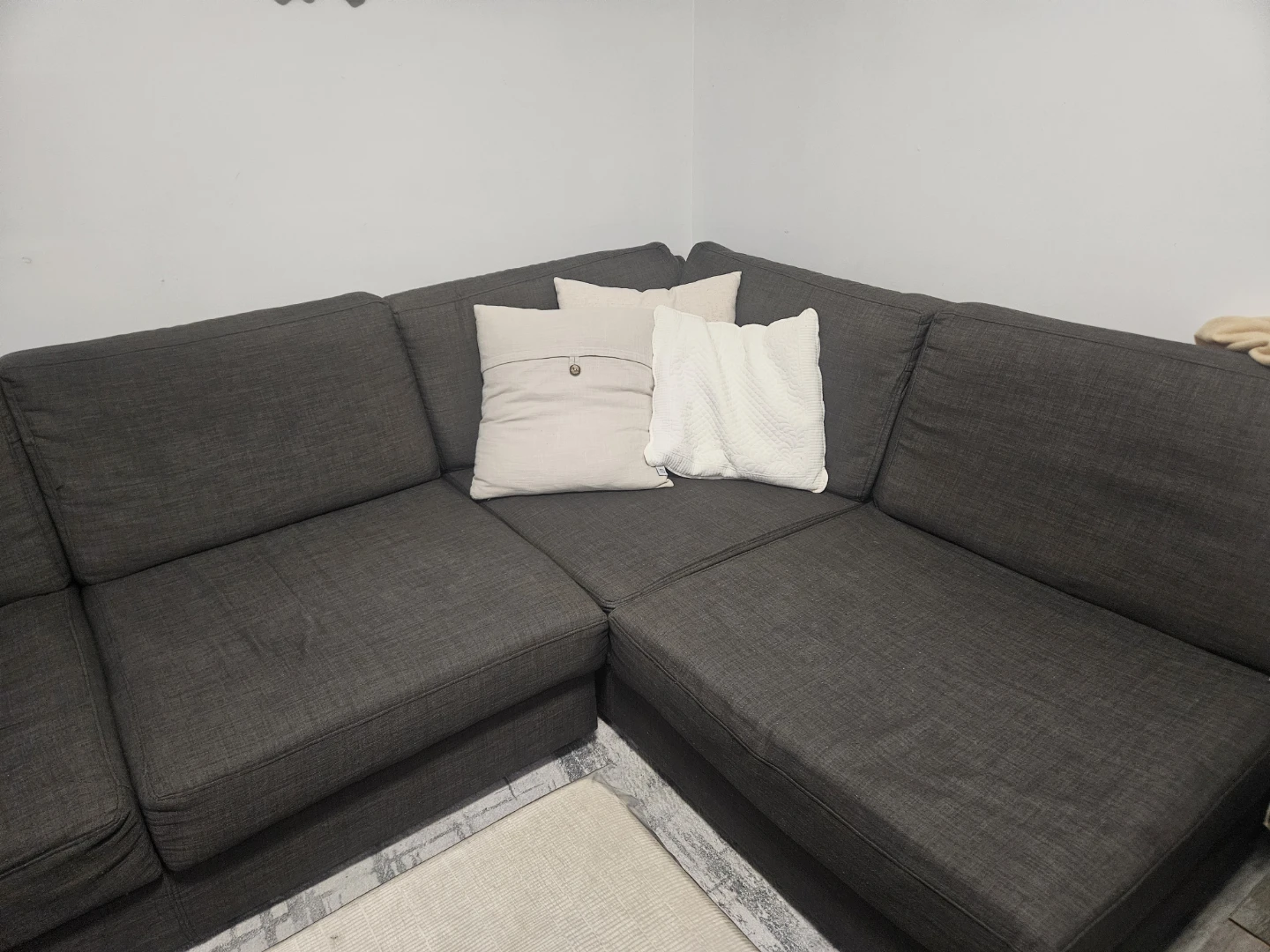 Dark Grey Sectional Sofa - photo 2