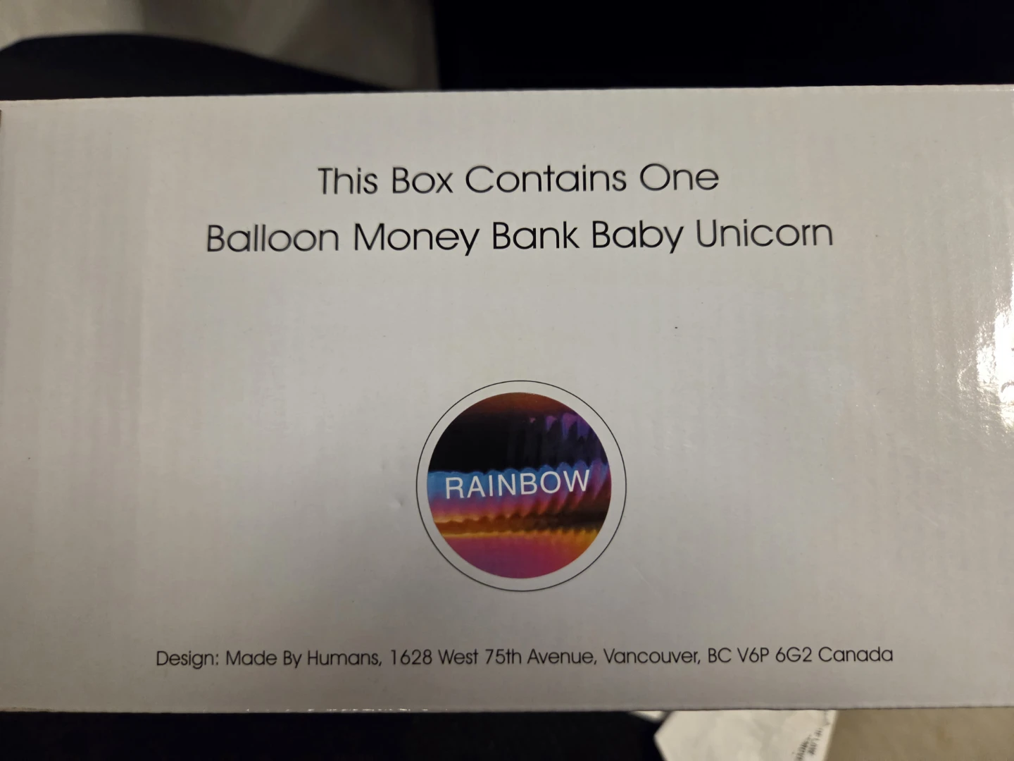 Made By Humans Balloon Unicorn Money Bank New in Box - photo 4