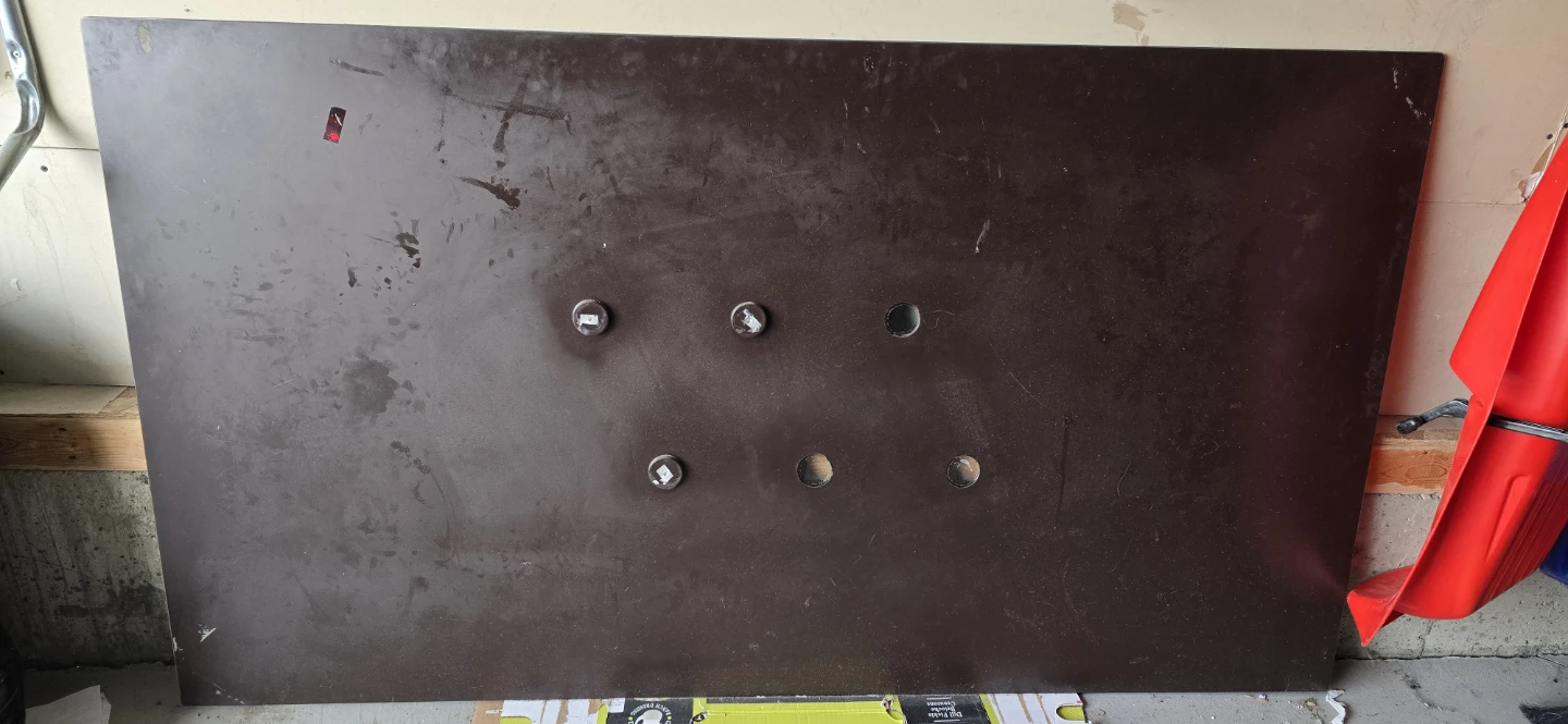 Black glass tabletop - photo 2