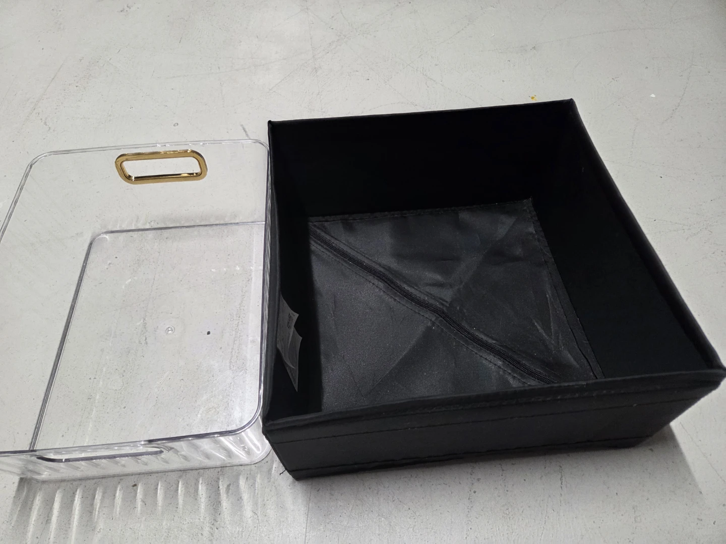 Clear and Black Storage Baskets - photo 3