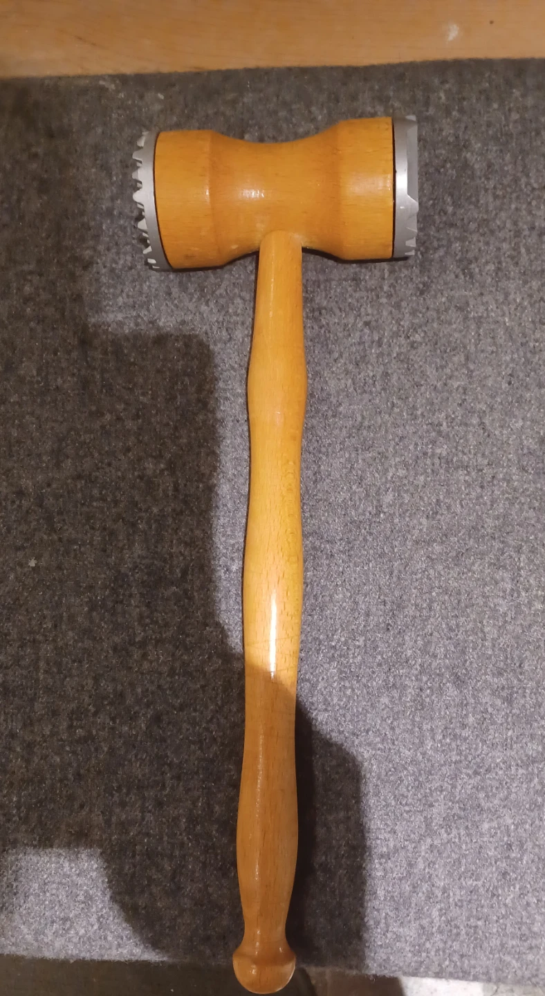 Vintage Wooden Meat Tenderizer