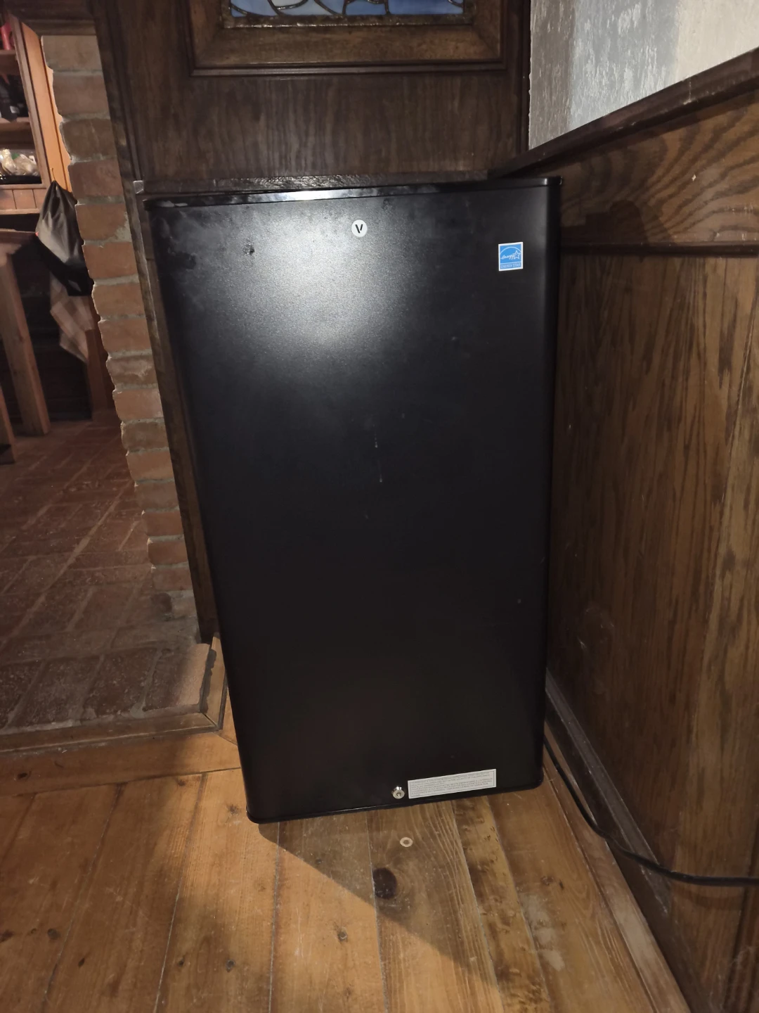 Compact Black Mini Fridge