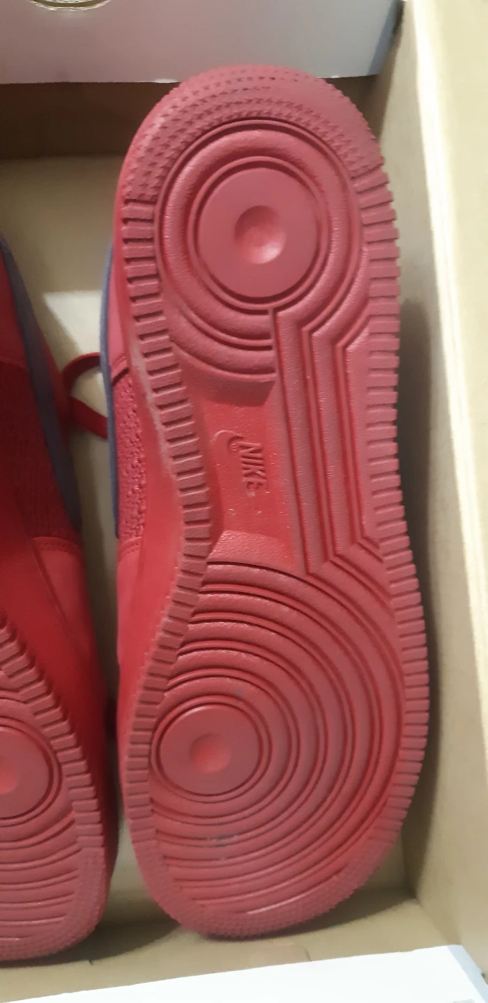 Nike Air Force 1 '07 LV8 RED size u.s 10 men - photo 5