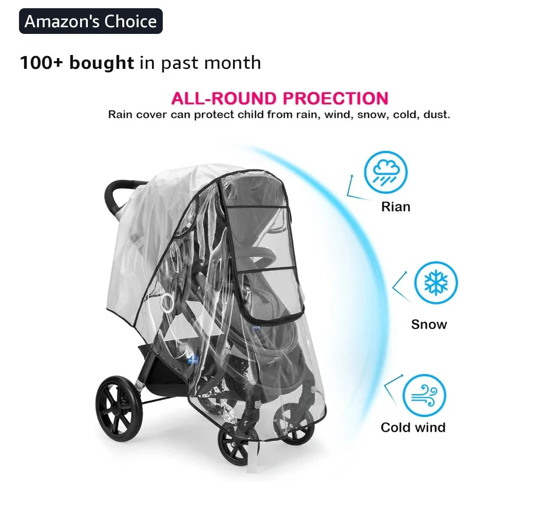 BAOHUA Universal Stroller Rain Cover