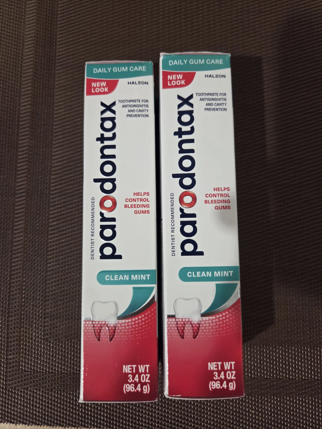2 Tubes of Parodontax Clean Mint Toothpaste