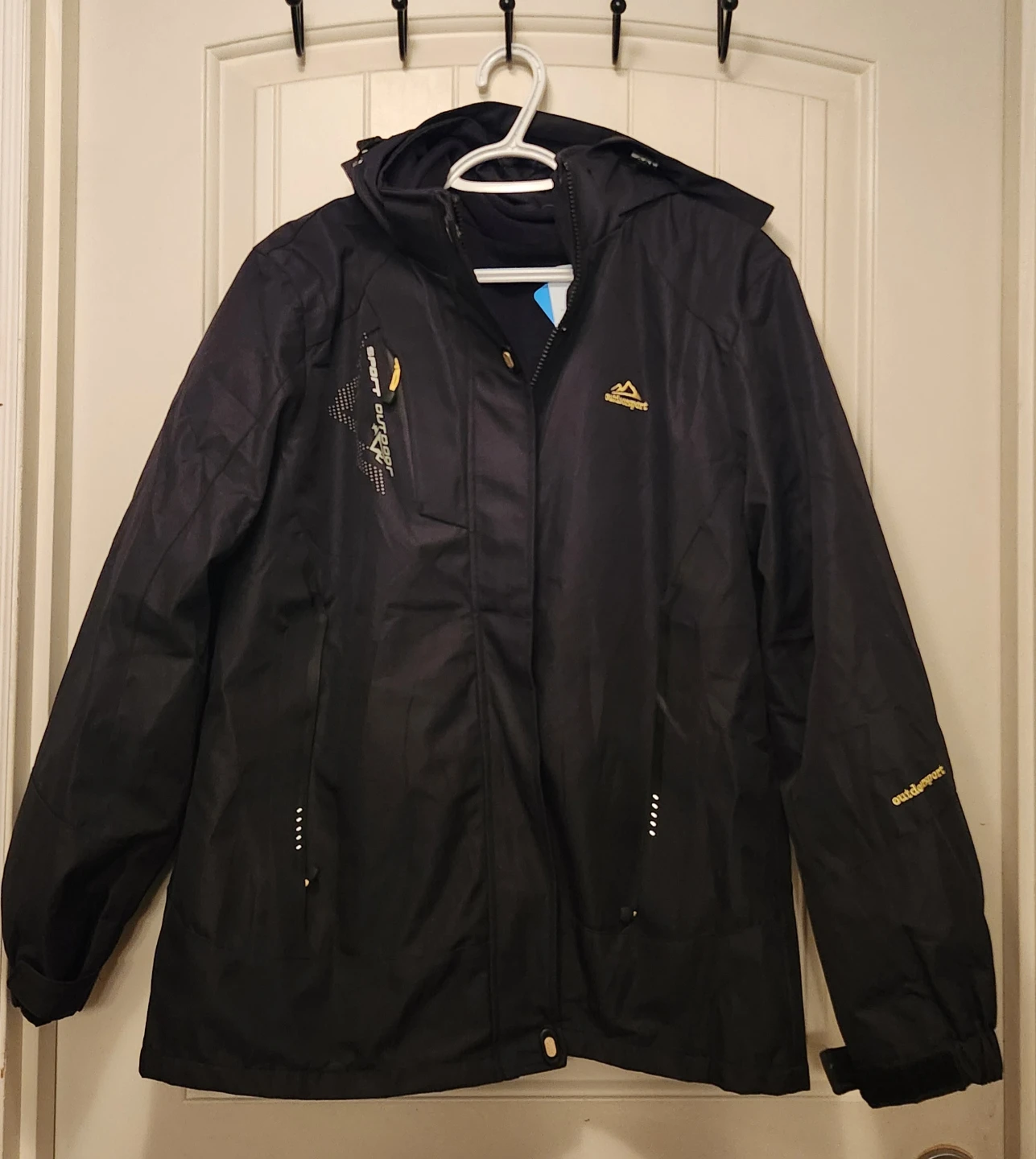 Magcomsen black outdoor jacket