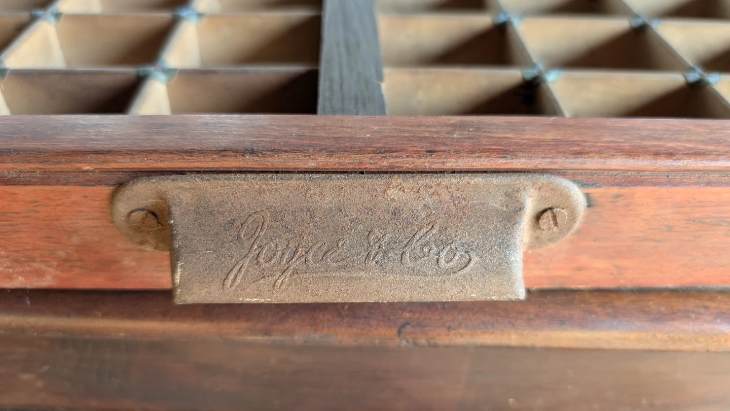 Vintage Joyce & Co. Letterpress Printer Drawer - photo 3