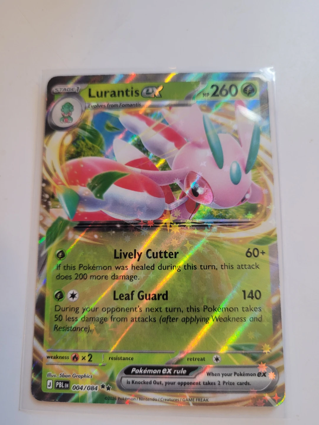 Lurantis ex 004/084 Trading Card