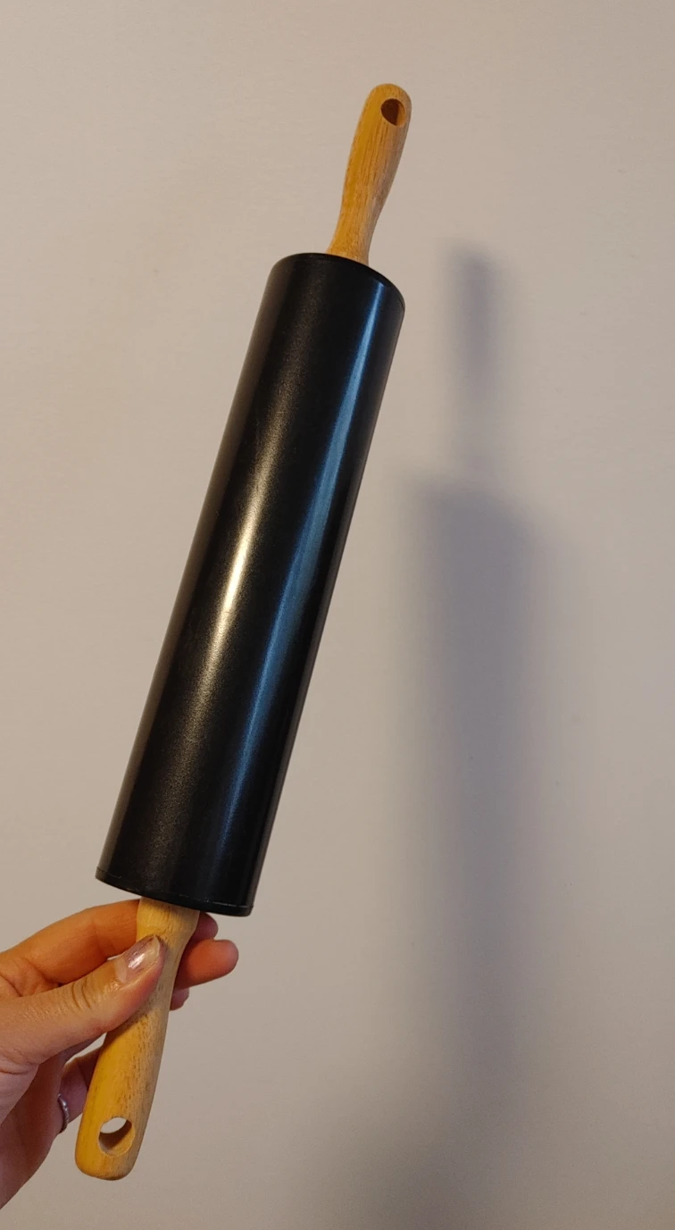 Non-stick Rolling Pin with Wooden Handles