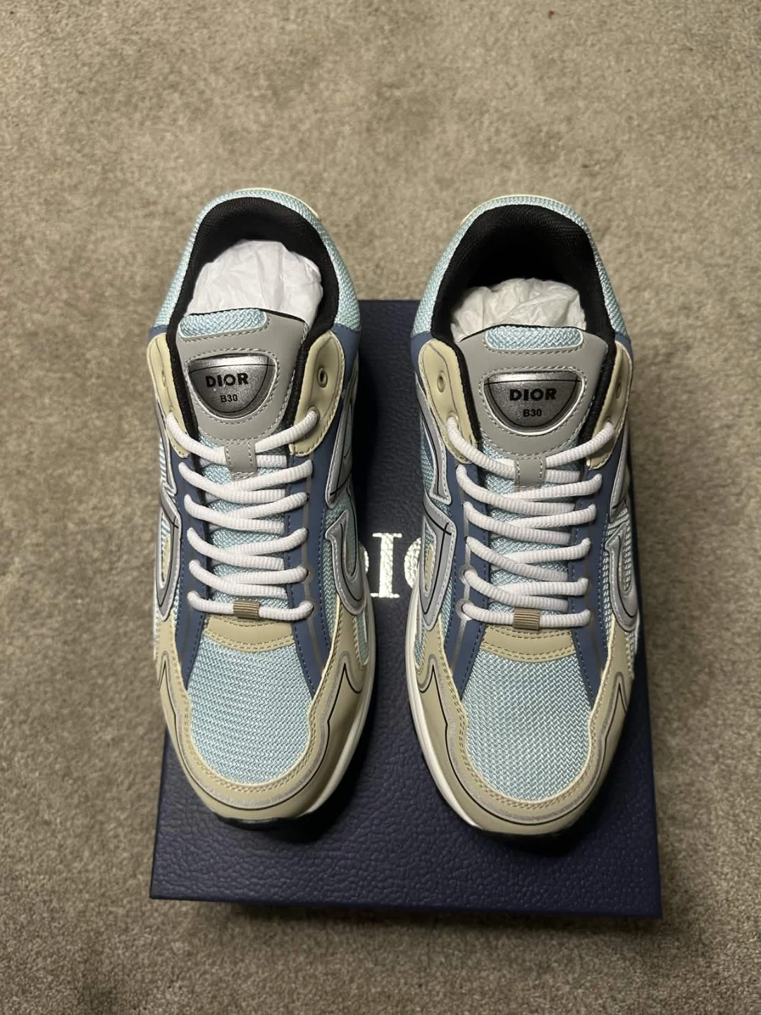 Dior B30 Microfiber Mesh Sneakers - photo 5