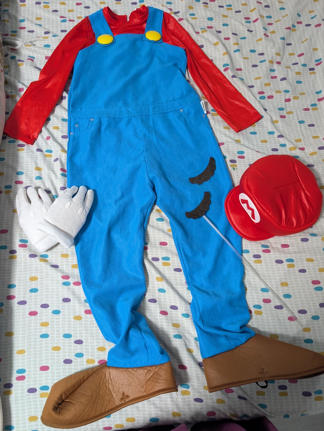 Super Mario Child Costume Size M 7-8 / Halloween costume