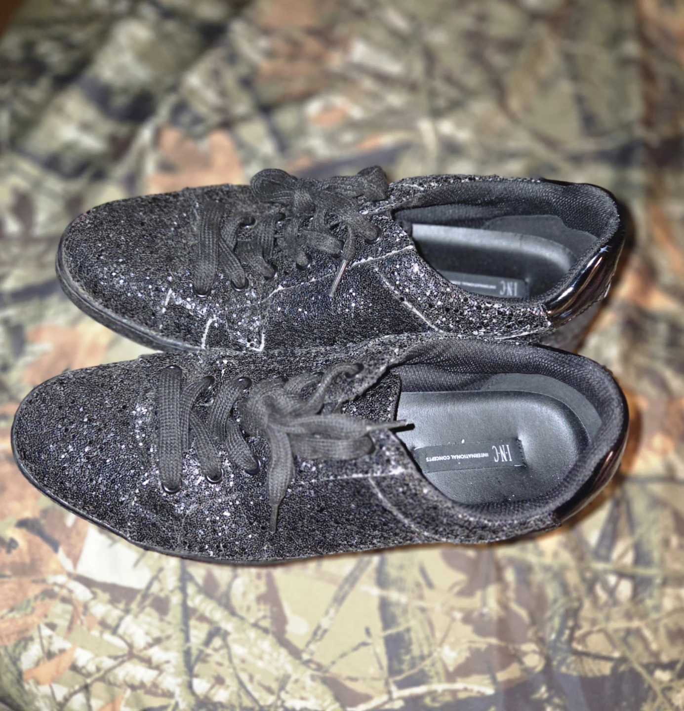 INC Silas Lace-Up Sparkle Sneakers in a Men's 10 - photo 4