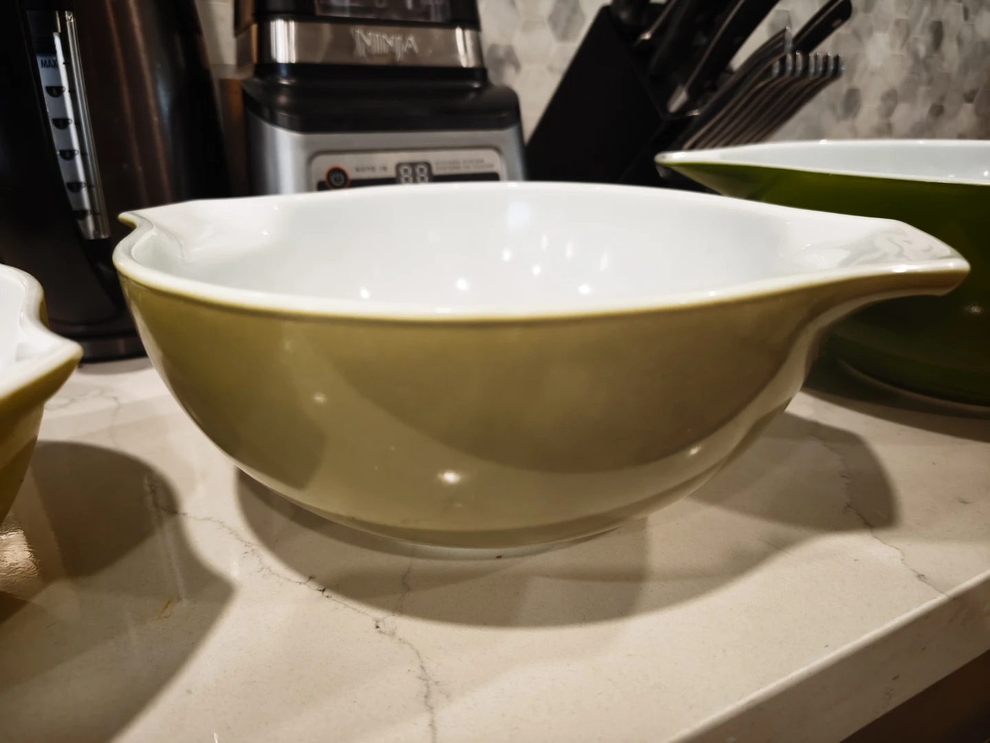 Pyrex Vintage Mixing Bowl Set Verde - photo 3