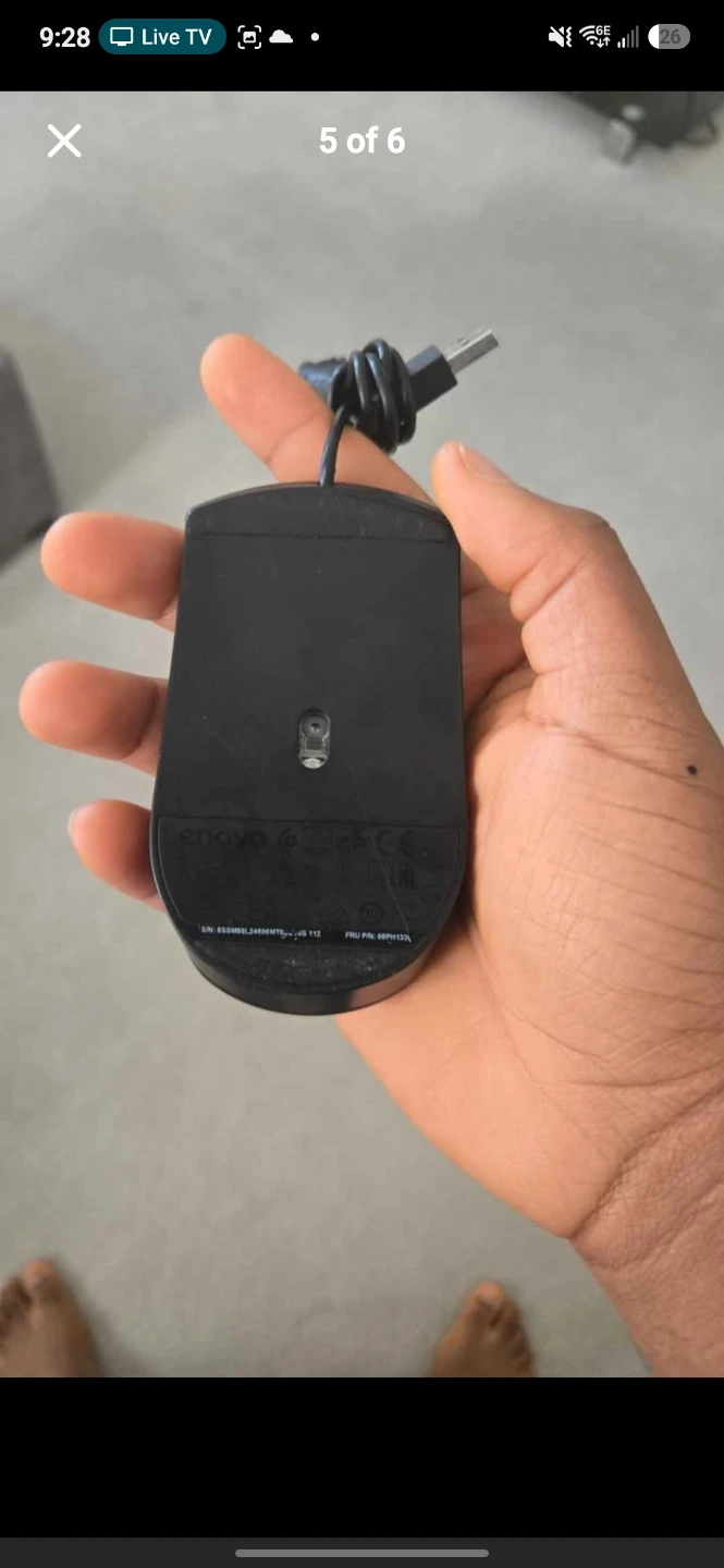 Lenovo Wired Keyboard and Mouse Combo - photo 4