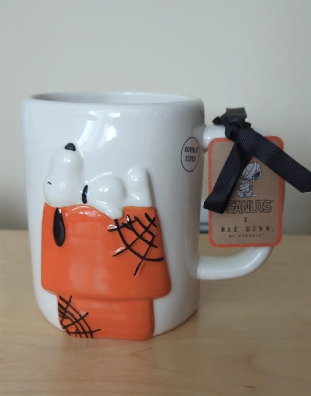 Rae Dunn x Peanuts Halloween Snoopy Mug