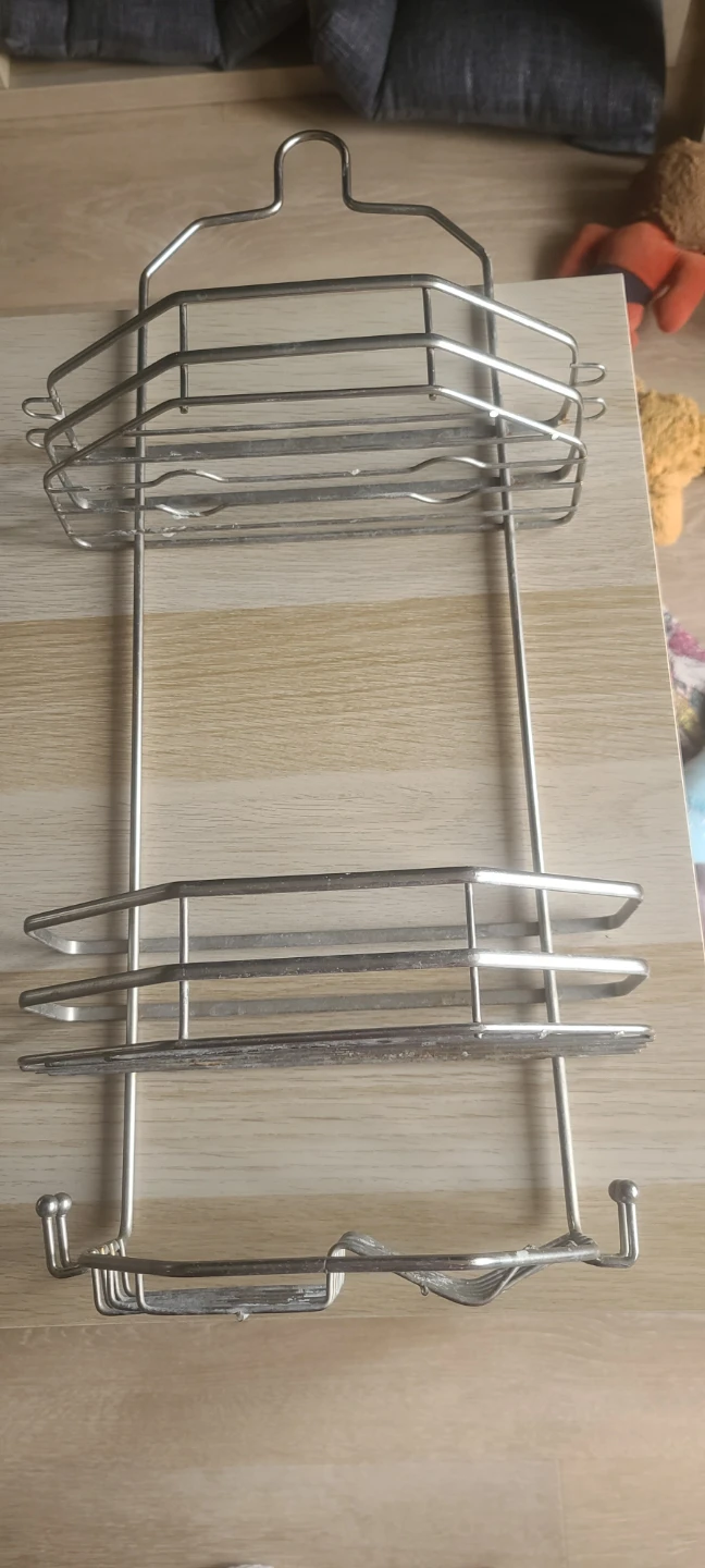 Stainless Steel Two-Tier Shower Caddy