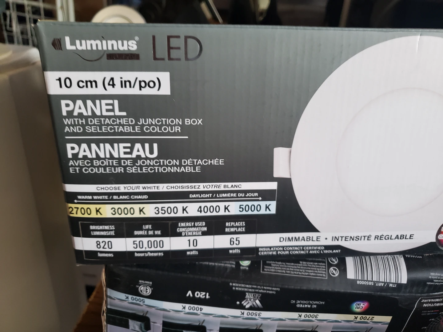 Luminus Elite 4 Inch LED Panel Light 8 Pack - photo 4