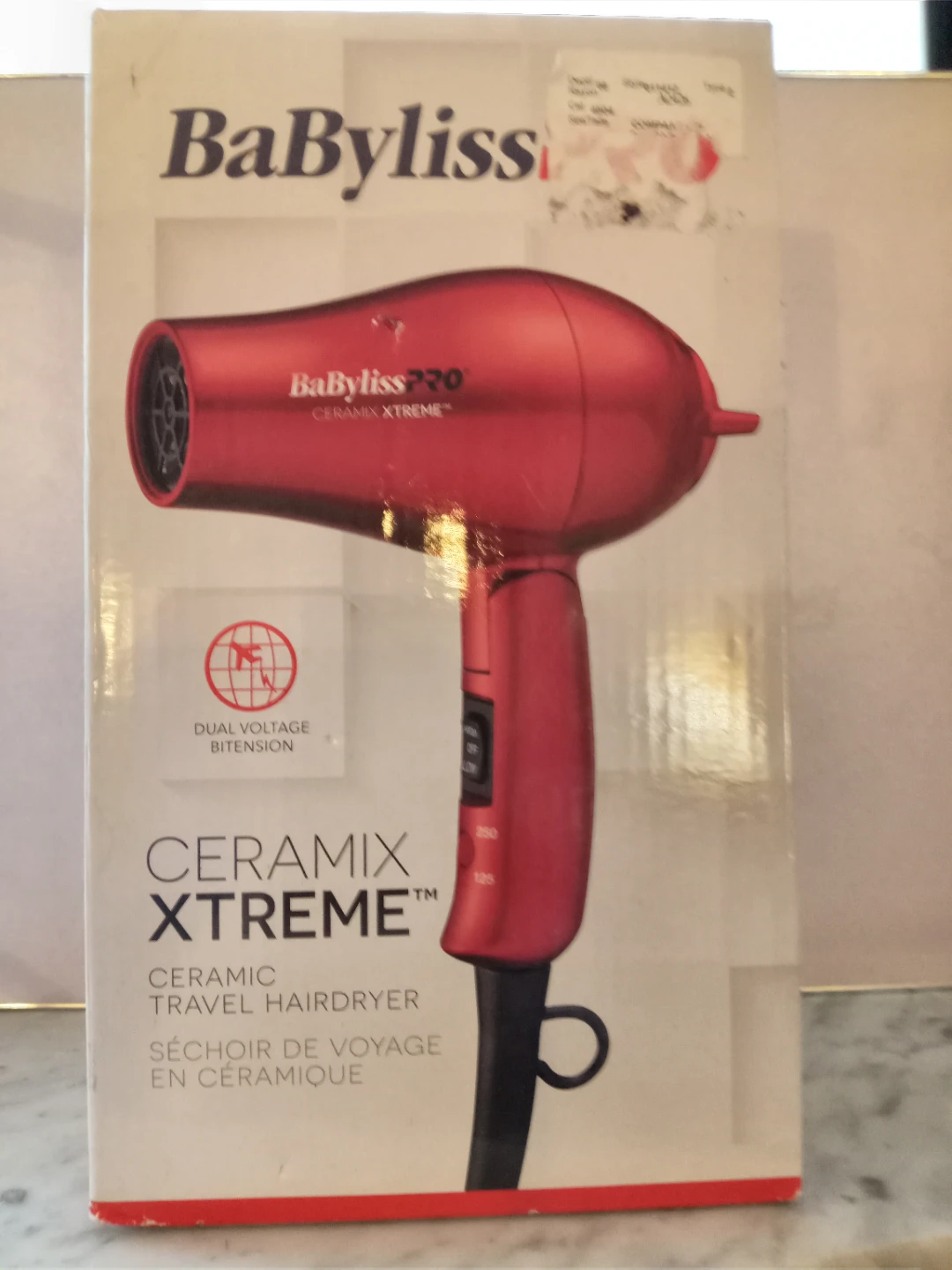BaBylissPRO Ceramix Xtreme Travel Hairdryer