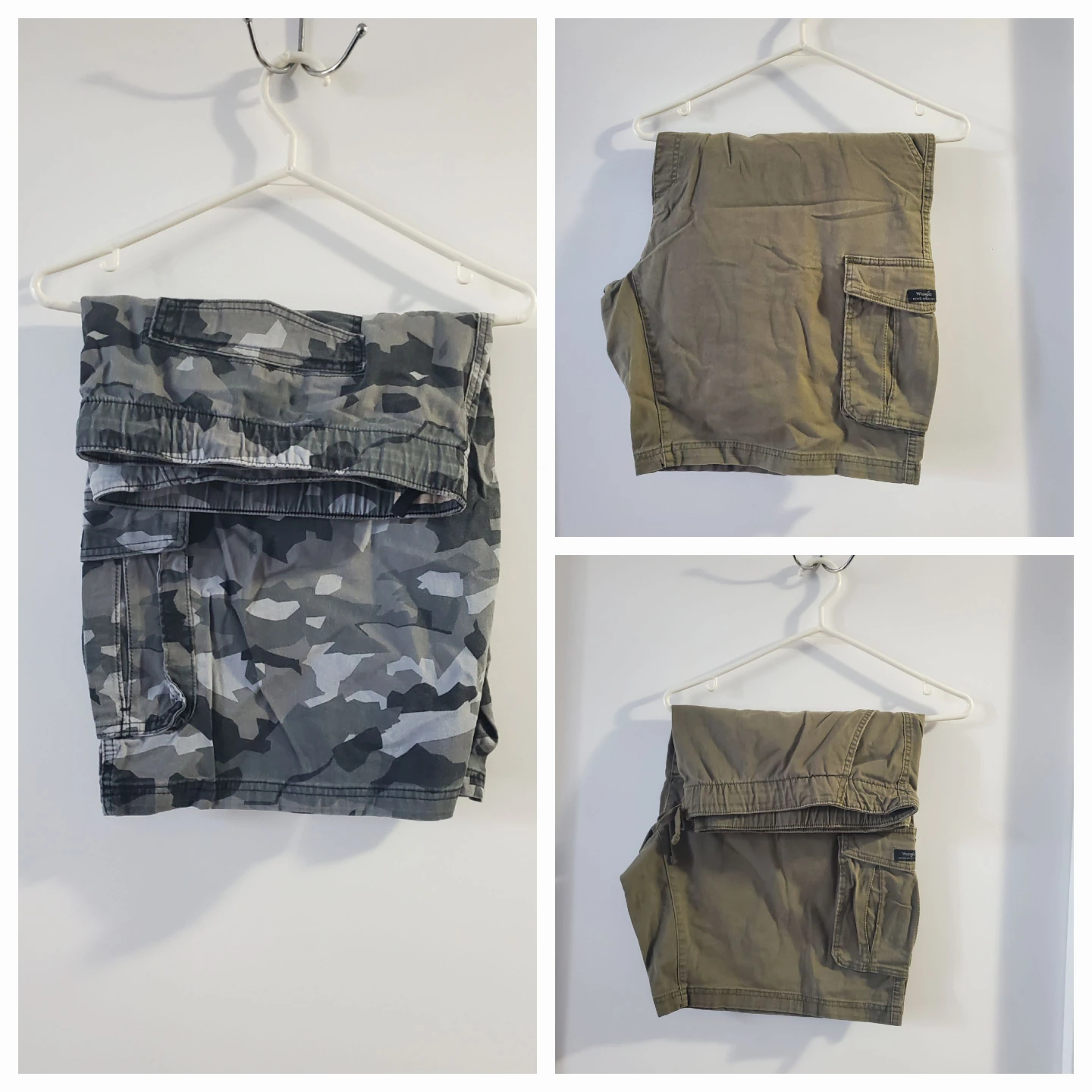 [$7 PLUS SIZE SHORTS BUNDLE]:Cargo Shorts - 5 Pairs