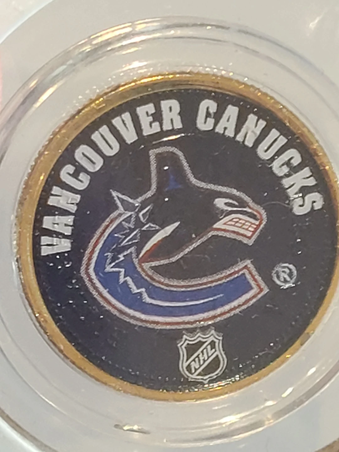 2005 Vancouver Canucks NHL 25 Cents Coin - photo 2