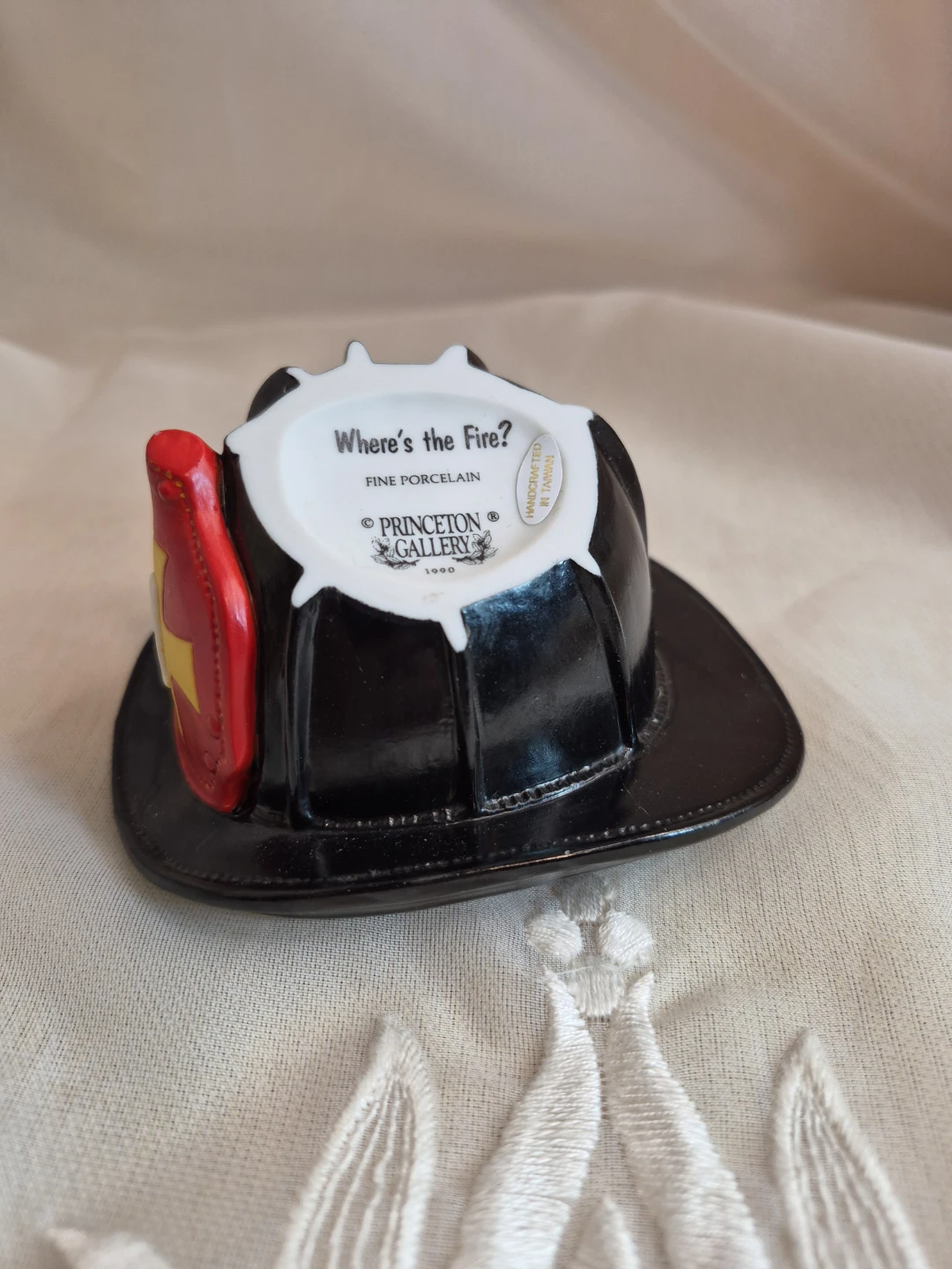 Vintage Fireman's Hat Where's The Fire? Princeton Gallery 1990 - photo 2