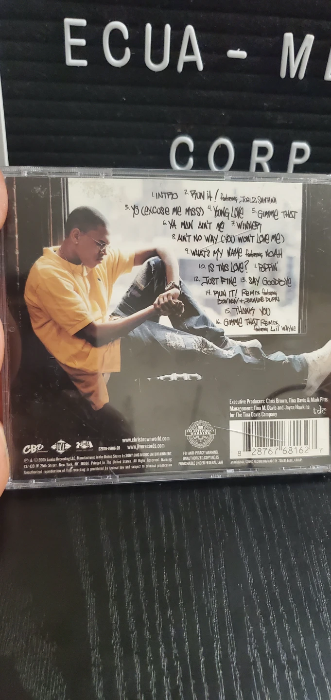 Chris Brown Self-Titled Debut Album CD - photo 4