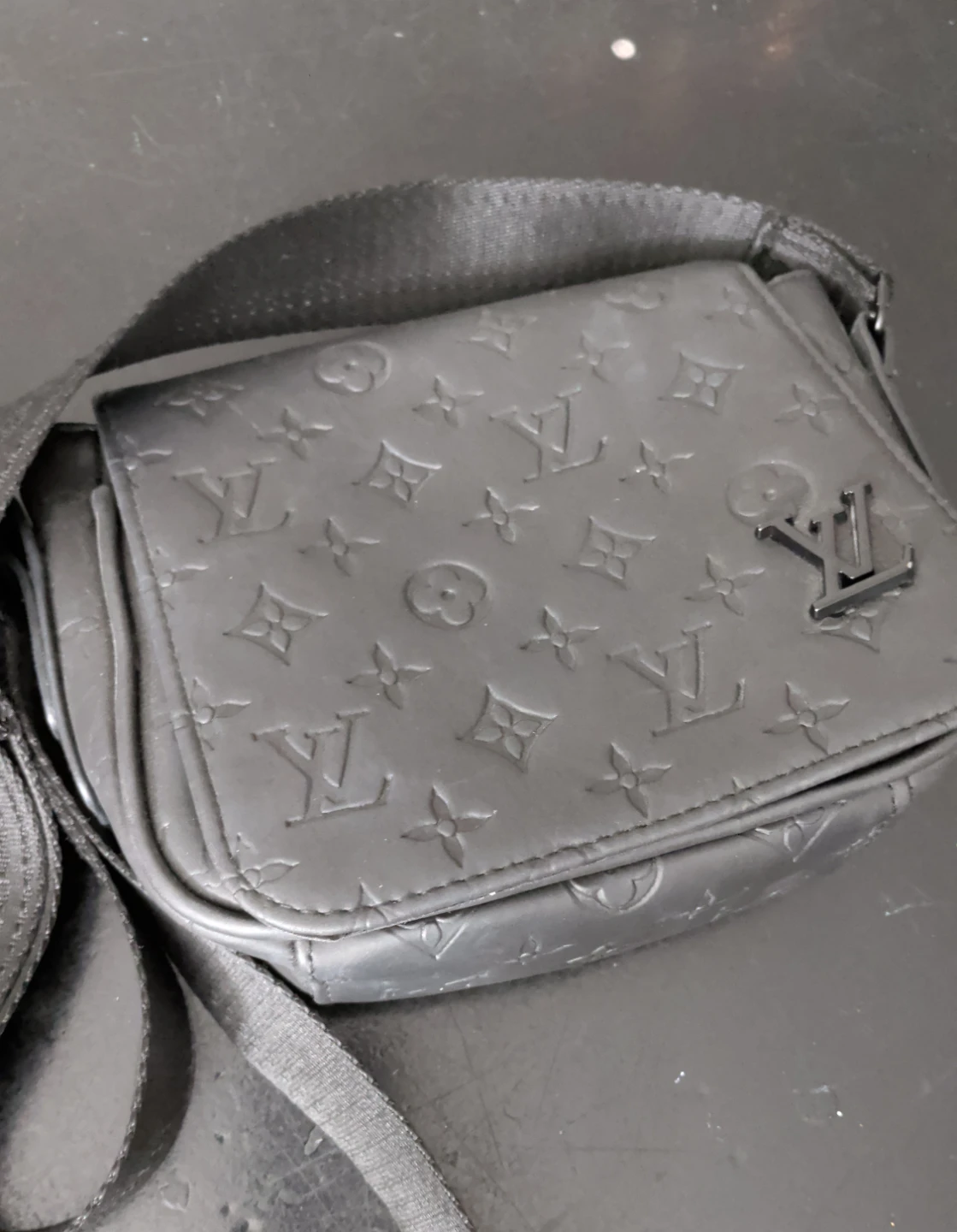 Louis Vuitton Monogram Black Crossbody Bag