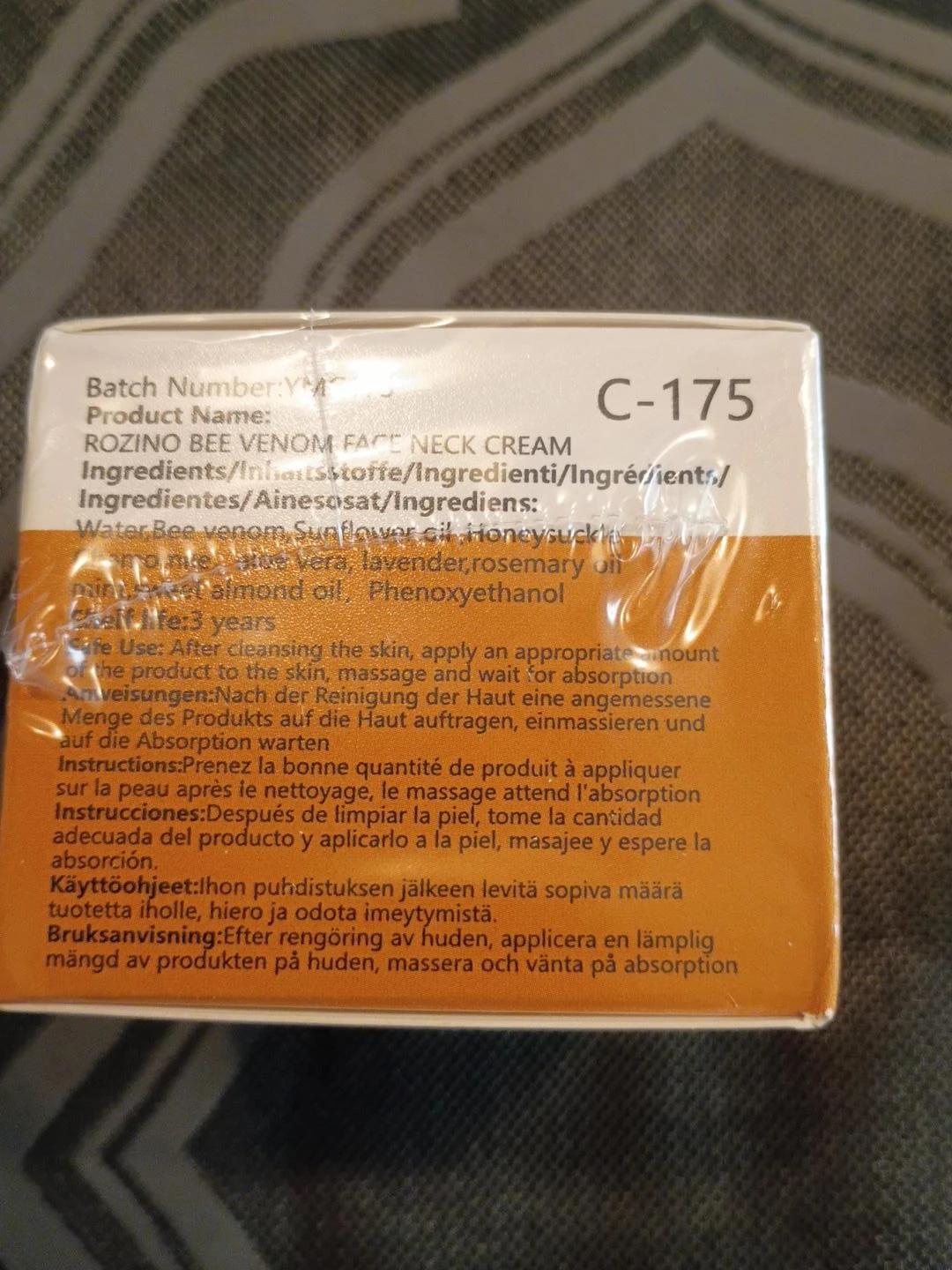 Rozino Bee Venom Face Neck Cream 50g - photo 2