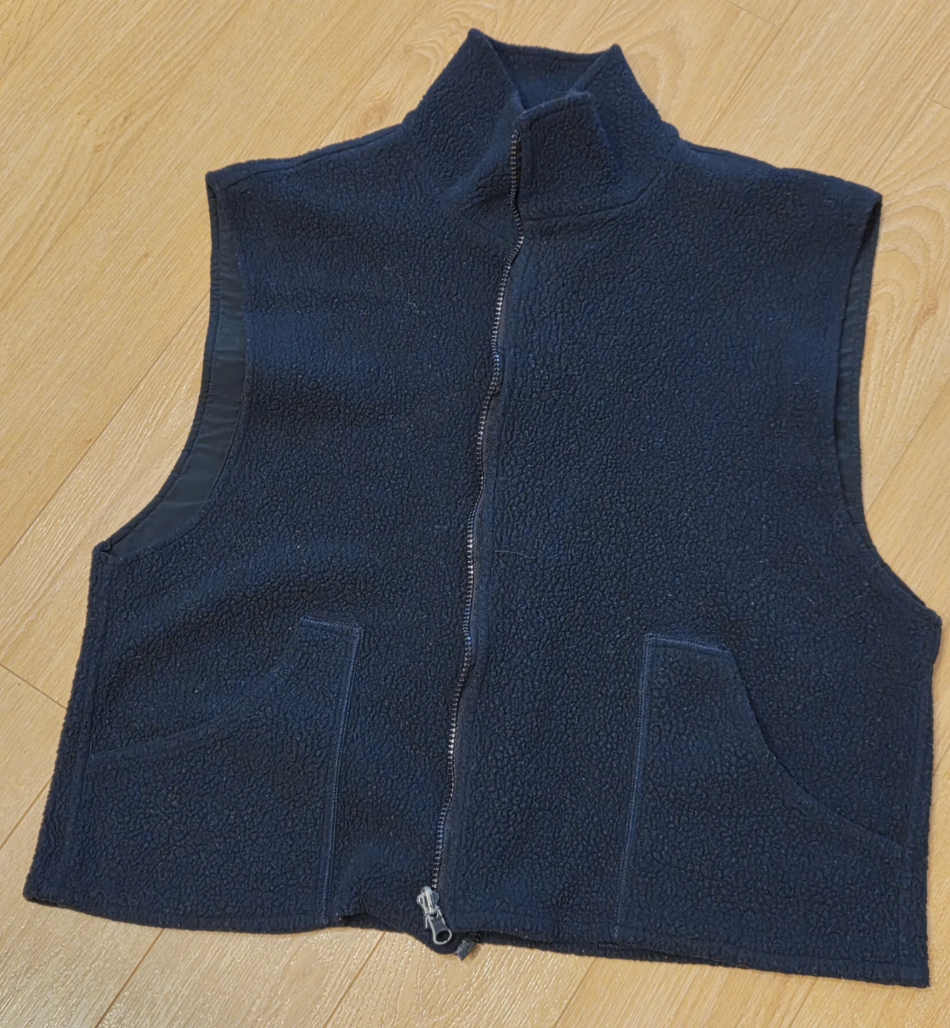 North Way Navy Blue Fleece Vest