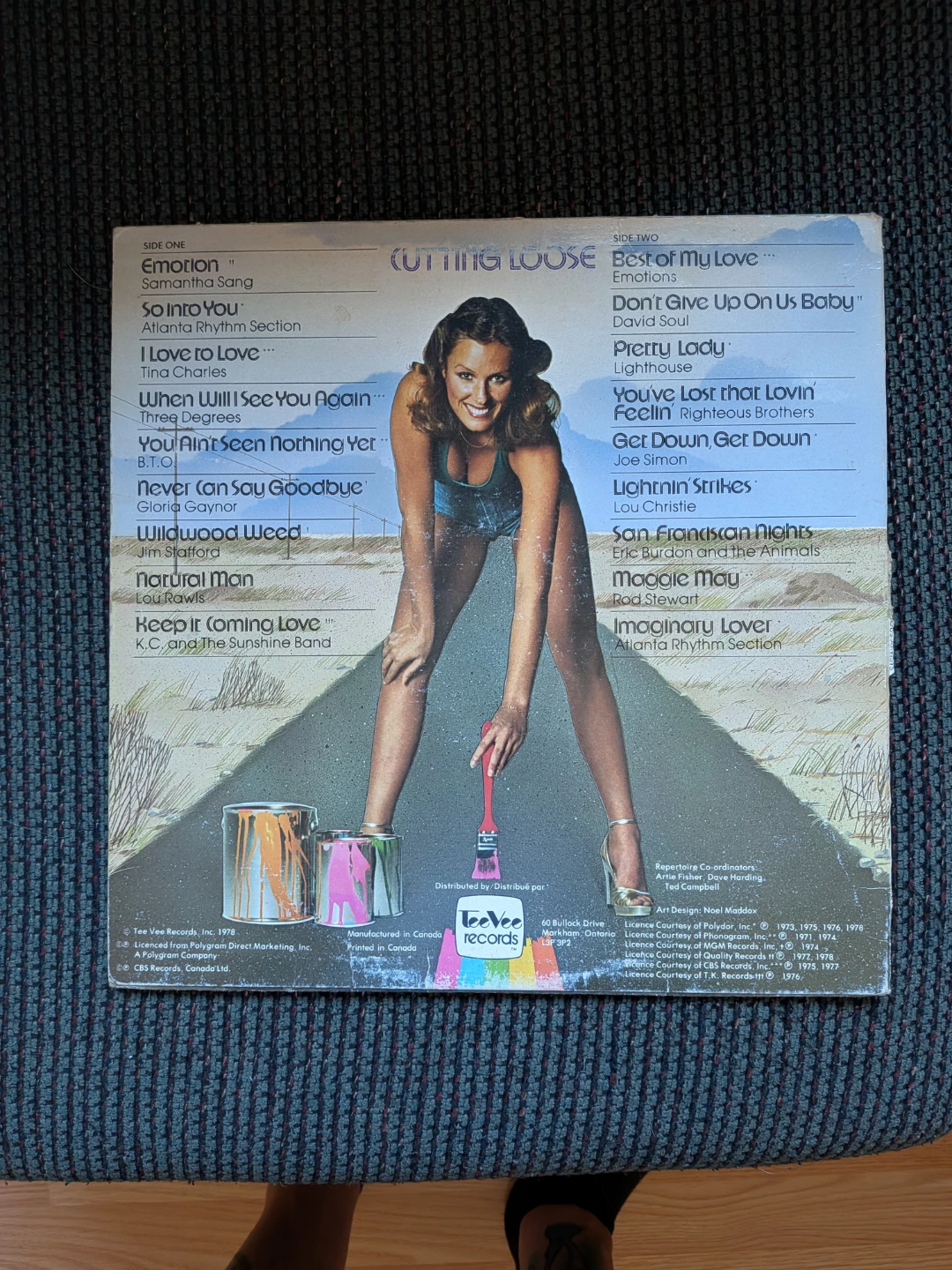Cutting Loose 1978 Vinyl LP – Tee Vee Records - photo 2