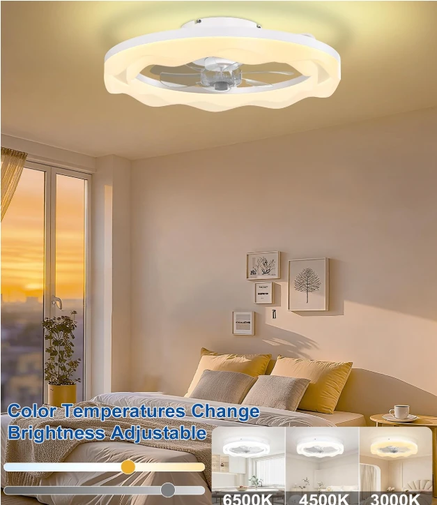Modern LED Ceiling Fan with Remote Control - photo 4