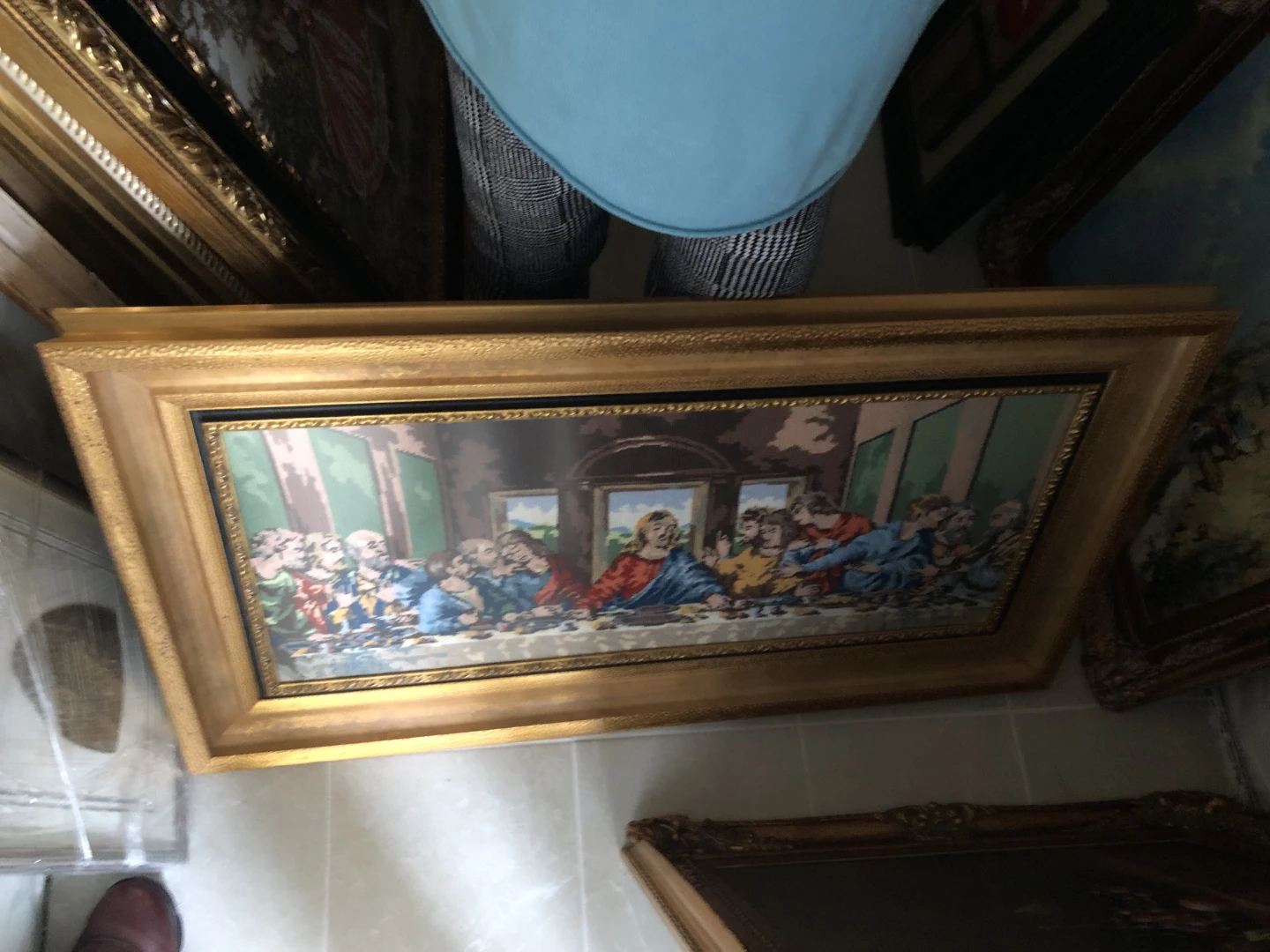 The Last Supper Framed Needlepoint - photo 5
