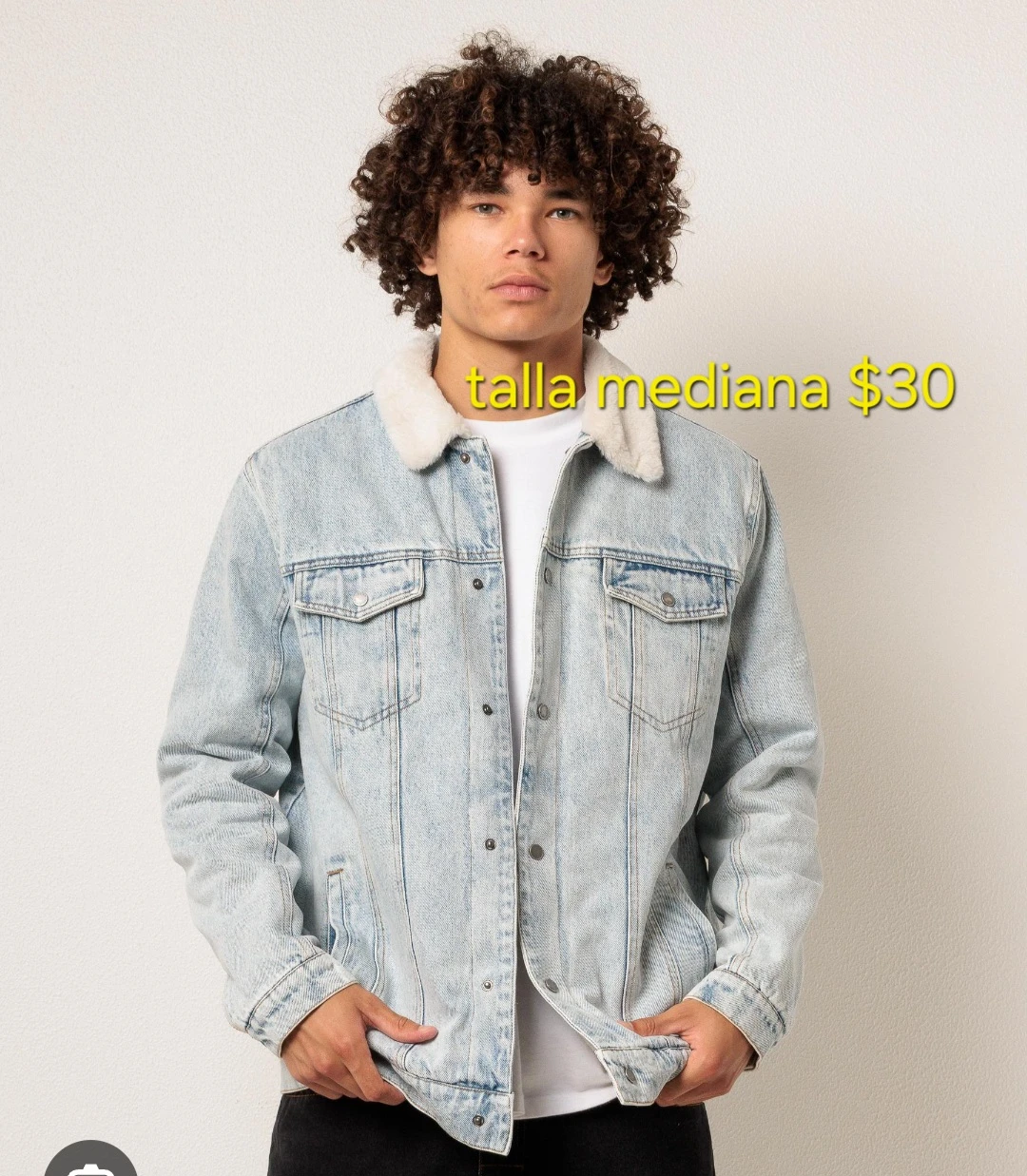 BoohooMAN Sherpa-Lined Denim Jacket - photo 2