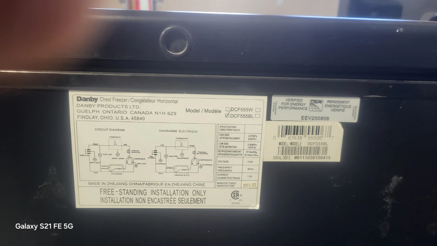 The Danby Premiere 5.5 cu. ft. Chest Freezer - photo 3