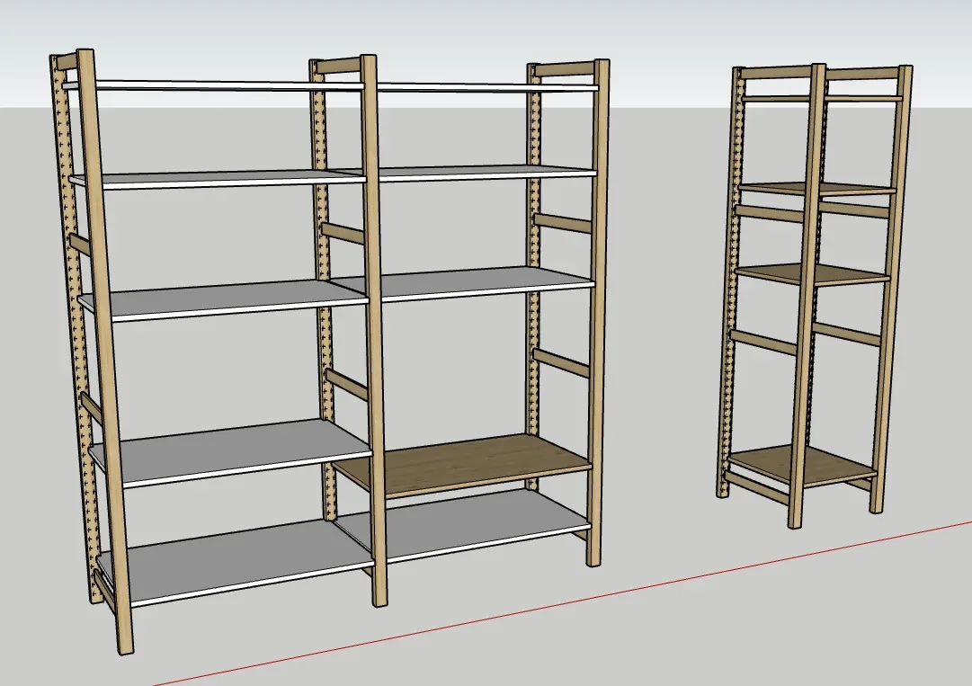 Ikea Ivar shelves