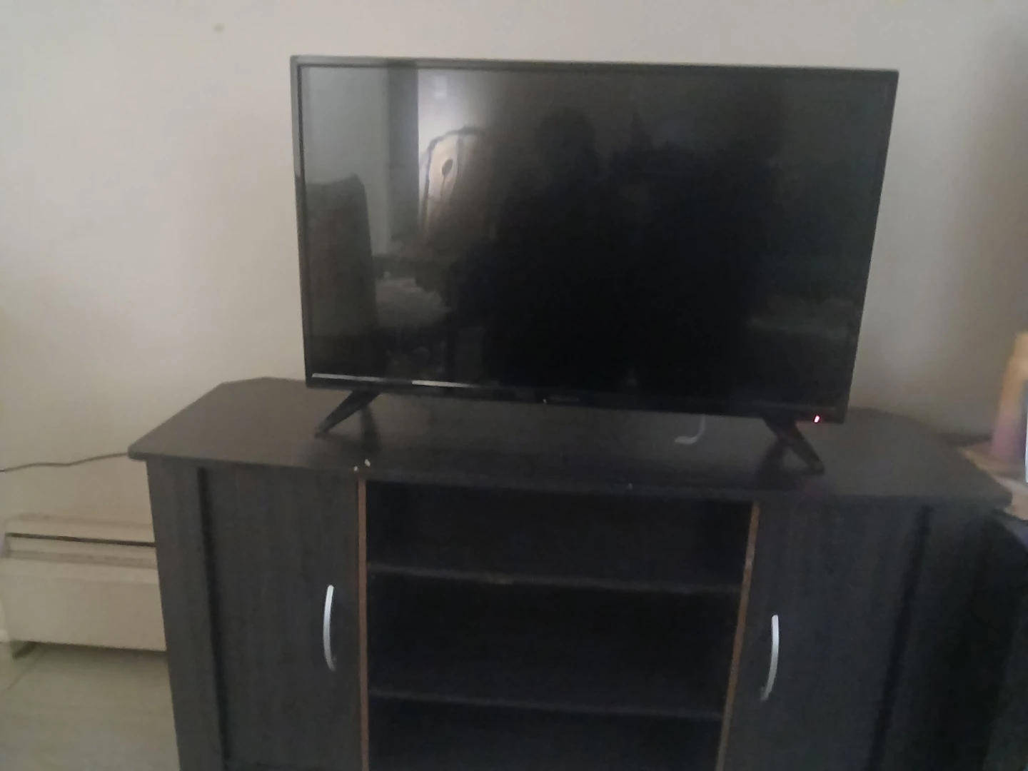 Black TV Stand Cabinet
