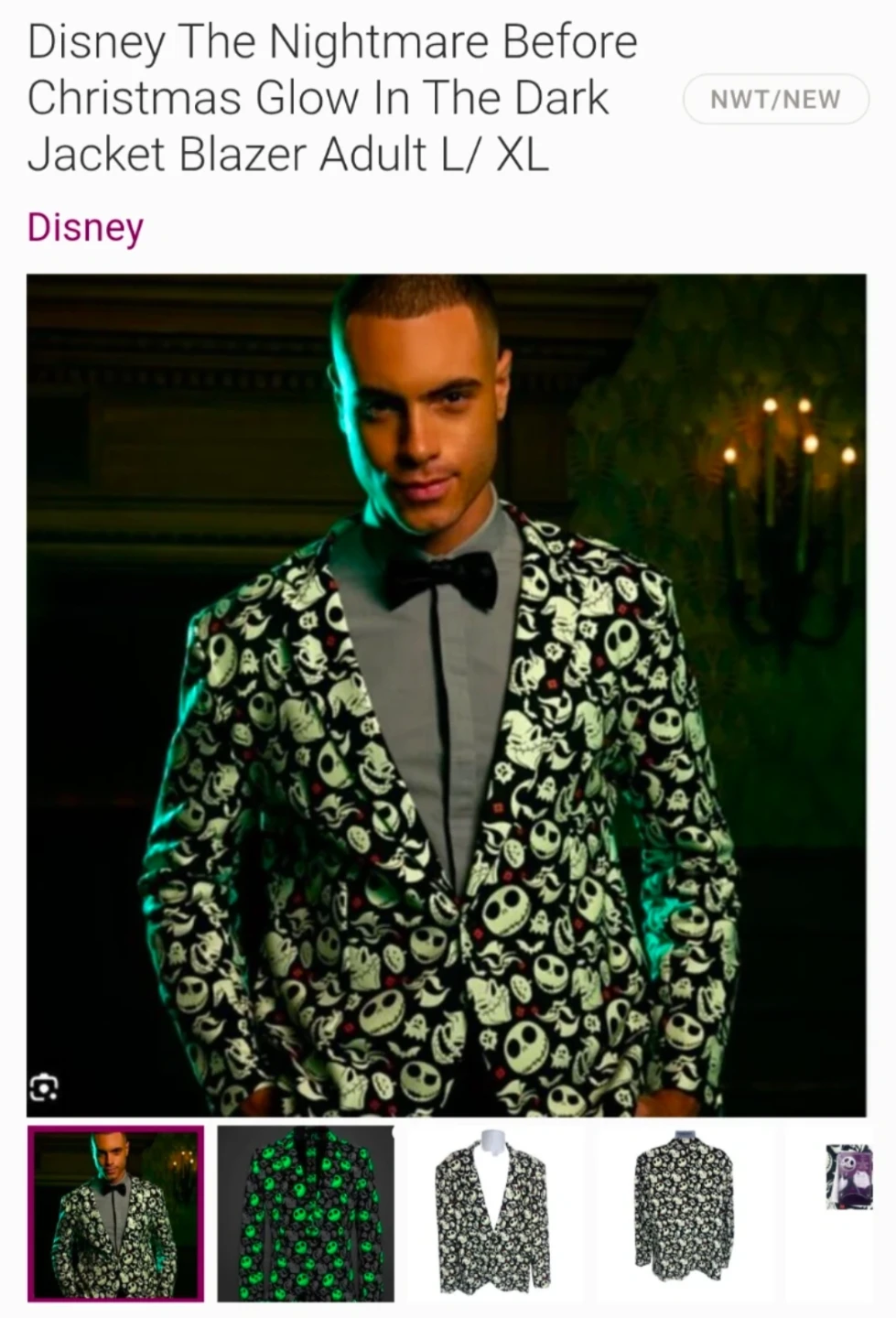 Disney The Night Before of Christmas Jacket Blazer - photo 2