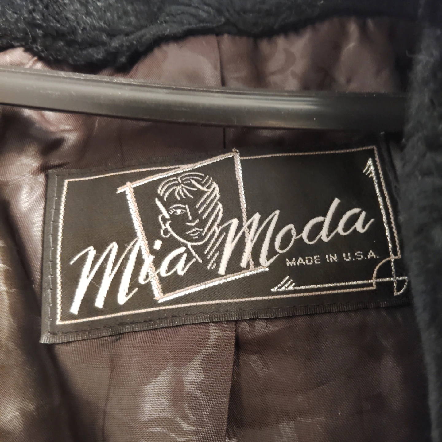 Vintage Goth Mob Wife Statement Coat Size Large - photo 3
