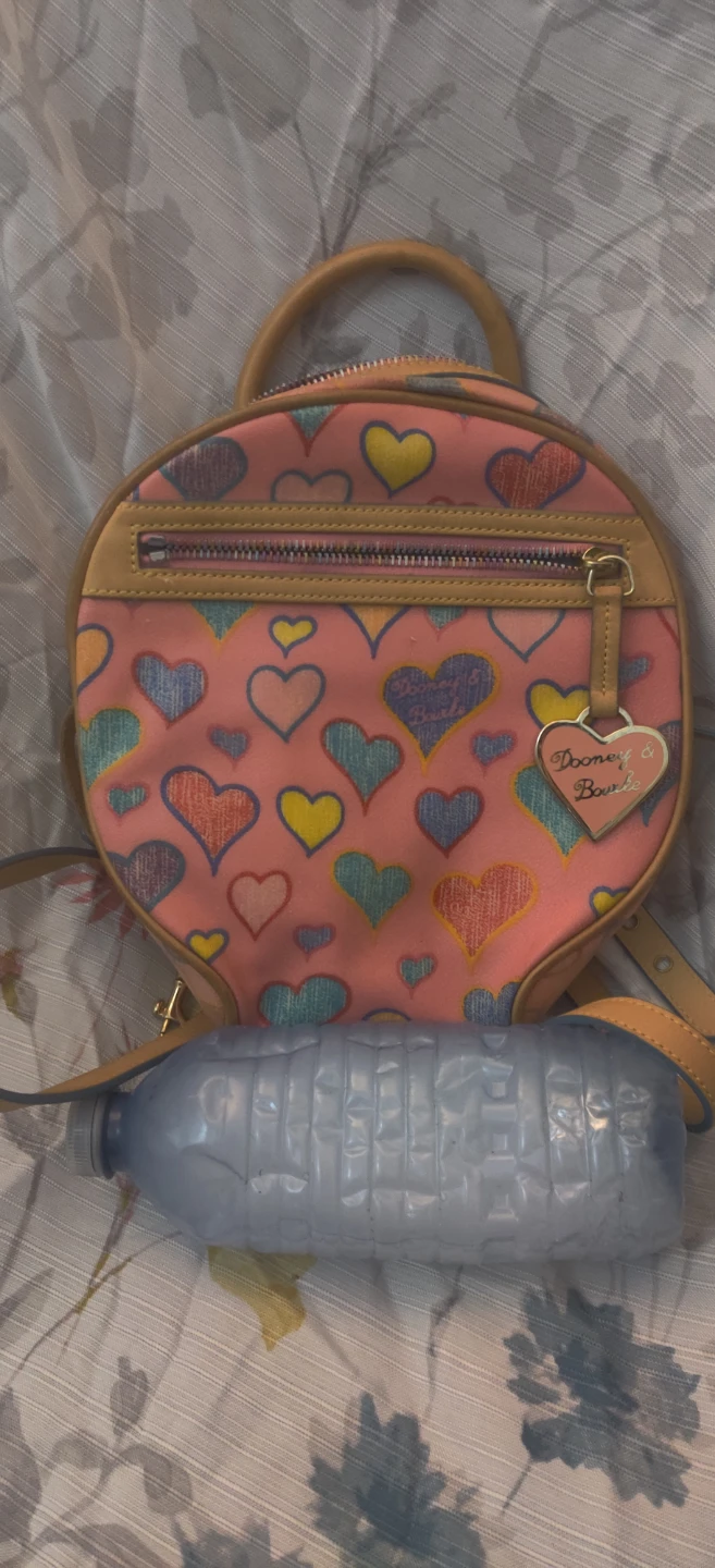Dooney & Bourke heart print mini backpack - photo 3